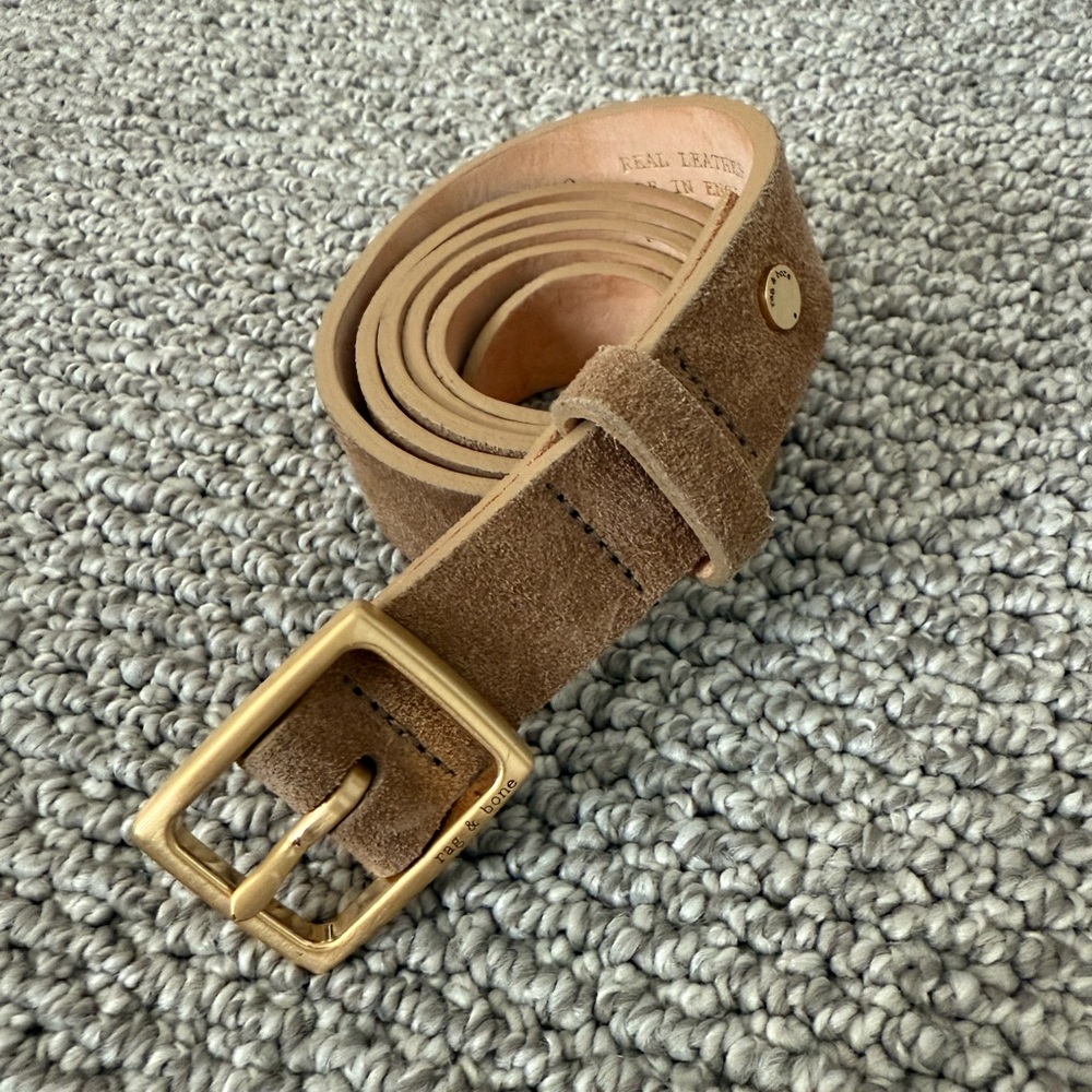 Rag & Bone Light Brown Leather Belt